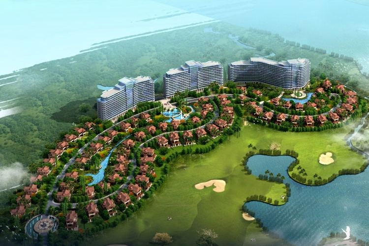 古盐田半岛海天